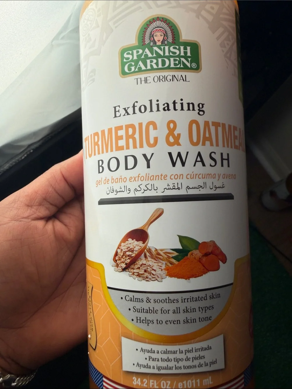 Exfoliating Turmeric & Oatmeal Body Wash — Orange